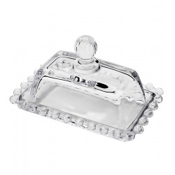 Manteigueira 14x9x9,5cm Pearl de Cristal Ecologico